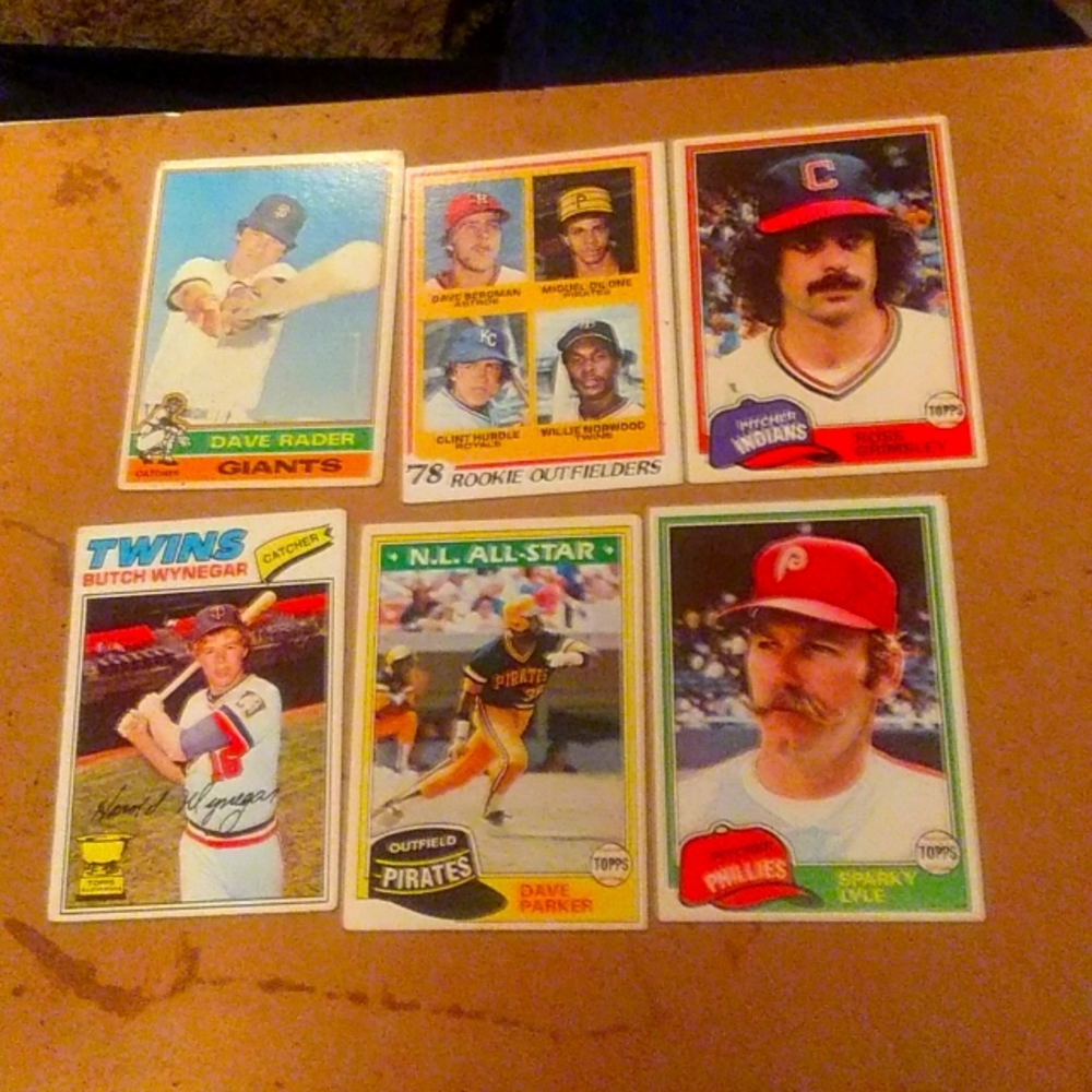 6vintage baseball cards